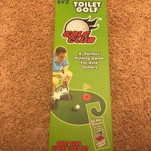 Toilet golf game